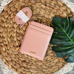 JIMS HONEY CASSANDRA WALLET DOMPET ID CARD HOLDER KARTU LANYARD KALUNG GANTUNG TALI LEHER