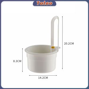 Talao Hanging Sink Strainer Basket Detachable Kitchen Garbage Filter Openable Bottom Basket Drain Household Accessories