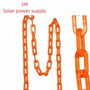 GOXBERK Plastic Halloween Chain Lights Solar/Battery Powered 2/300cm String Lights Practical Spooky Decorations Luminous Halloween Chain Props Outdoor