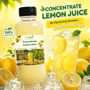 Concentrate Lemon Juice Instant Refreshing Lemon Drink Mix Perfect for Lemon Water Soda & Cooking