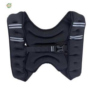 Vest 5KG Body Weight Vests with Reflective Stripe Body Weight Vest Exercise Set Double Adjustable Buckle Straps [Winnereco World]