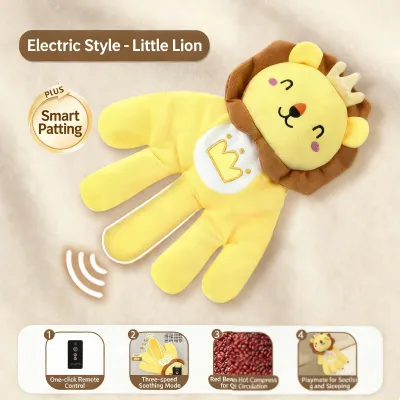 Baby Sleep Patting Pillow Electric Soothing Pad Remote Control Cartoon Nursery Nap Comfort