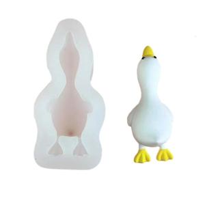 Không dính Silicone vịt khuôn cho crafting 3D aromatherapys nhà khuôn trang trí món quà độc nhất vô nhị làm khuôn