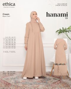 GAMIS ETHICA HANAMI 19 TERBARU DRESS KEKINIAN DAILY CASUAL KONDANGAN ARISAN KULIAH TERMURAHHH