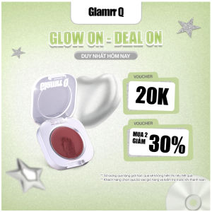 Má Hồng Kem Đa Năng 3-in-1Trang Điểm Má Mắt Môi Mịn Lì Dễ Tán Bền Màu Glamrr Q Mellow Touch Lip & Cheek Pot (1.8g)