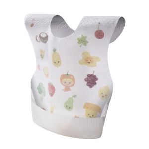 10pcs Disposable Baby Bibs 3 layers Thick Bib Travel Utensil Waterproof Children Bib Toddler Travel Picnic 儿童宝宝免洗围兜