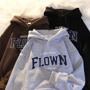 Ready Stock Hoodie Man Coffee Oversized Hoodie Korean Styel Hoodie Couple Sweater Hoodie Lelaki Plus Size S-3XL