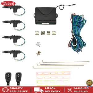 [Vodool Tool] Keyless Entry System Locking Kit Remote Control Car Central Locking System with Turn Light Anti-Theft Car Door Lock Car Security Alarm System