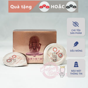 Bao cao su OLO Indian Gamma Delay Gân Gai Khoái Cảm Kéo Dài Thời Gian Yêu Nhiều Gel Bôi Trơn (Hộp 10 chiếc) - Che tên sản phẩm + Quà tặng kèm