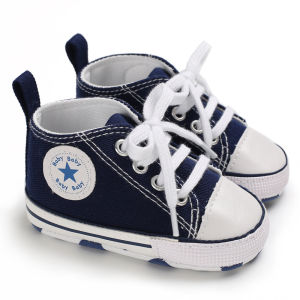 0-18 Months Old Boys And Girls Canvas Shoes Non Slip Walking Shoes Soft Soled Baby Shoes