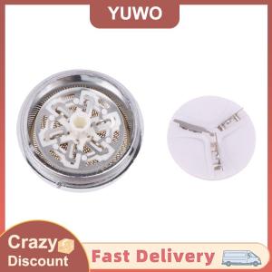 YUWO Mini Portable Electric Shaver Replacement Head Blade Net Waterproof Trimmer 3 6 Leaves Shaving Machine Accessories