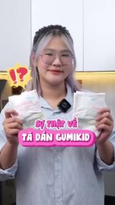 Tã/Bỉm Quần Dán Cho Bé GUMIKID Kháng Khuẩn Chống TrànThấm Hút Tốt Khô Thoáng Cả Ngày