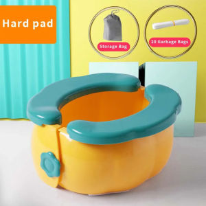 SKISOPGO Kid Foldable Toilet Training Potty Toilet Bowl Simple PP Bedpan Baby Travel Toilet Tandas Mudah Alih