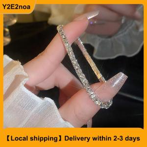 【Local shipping】 Fashion Charm Zircon Tennis Bracelet Elastic Chain Bracelet Adjustable Chain Bracelet Women Jewelry