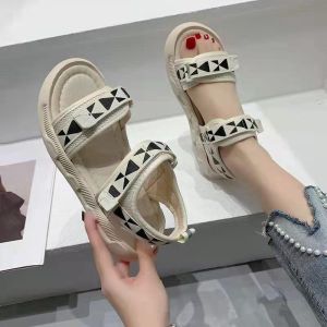 [BISA COD] Free Box TERLARIS TERMURAH Sepatu Sandal Wedges Wanita Import Premium sandal wanita import fashion sandal flat wanita Sepatu Wanita Korea Import Casual Shoes korean style NS208
