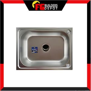 SHARK SKS 2417 Stainless Steel Kitchen Sink Single Bowl Electroplated Finish Package