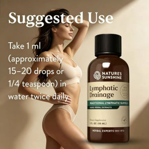 Natures Sunshine Traditional Lymph Support Liquid Drops 59ml Concentrated Botanical Extract Tincture Supplement for s Daily Lymph Balance & Long-Term Internal Wellness Mainte