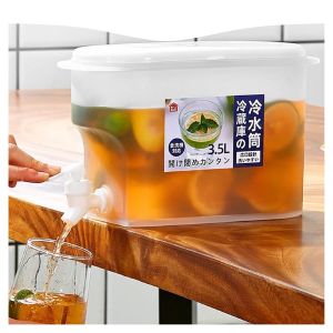 5L Cold Kettle With Faucet Refrigerator Kettle Beverage Drink Water Dispenser Portable Household Picnic Camping 冰箱 冷水壺