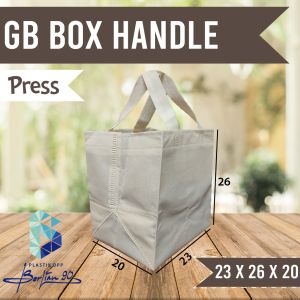 Isi 12 Tas Spunbond Goodie Bag 23x26x20 cm/Goodie Bag Alas/Goodie Bag Box/Tas Souvenir/Tas Belanja