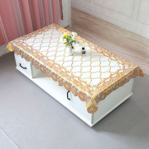 MISN 4/6/8 Seaters Oval Tablecloth Tea Table Dining Table Cover Table Cover Waterproof Oil Proof Tablecover