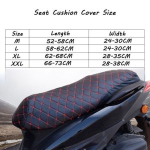 M-XXL Motorcycle Seat Cover 3D Universal Waterproof Scooter Seat Covers Sunscreen Insulating Cushion Cover