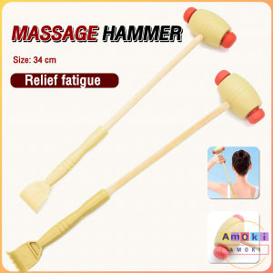 Amoki Double Head Back Scratcher Body Massage Hammer Tool Health Care Massager