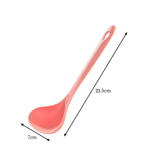 Nipiin 4 Colors Wheat Straw Ladle Soup Spoon Plastic Kitchen Accessories Cookware Set