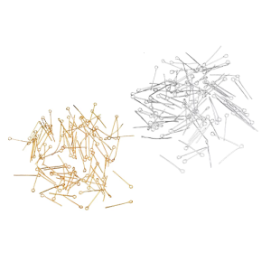 200pcs 9 Shaped Crafting Eye Head Pins For Making High Strength Metal Components For Necklace Earrings