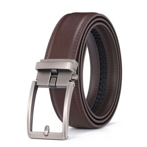 UNIITY Business Click Leather Belts Adjustable Cowhide Waist Straps Durable Leisure Men Jeans Belts For Men