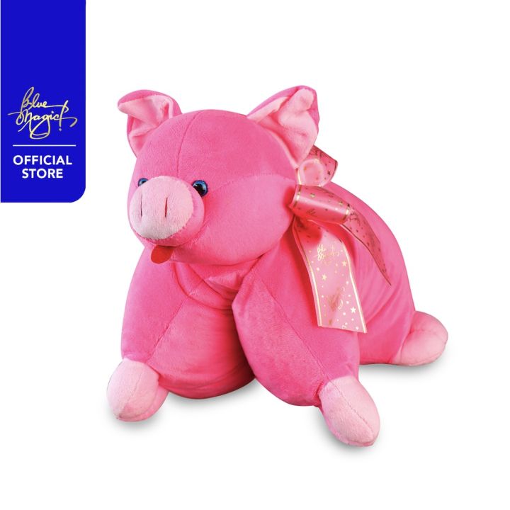 Blue pig cheap stuffed animal