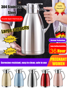 Vacuum Technology Coffee Pot Double Insulated Water Bottle Keep Cold Water Bottle Roman Coffee Pot