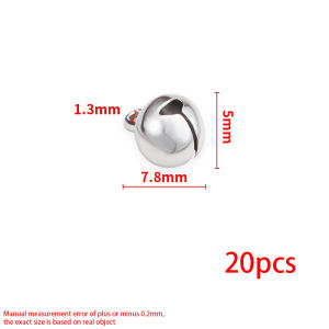 Stainless Steel Bell Pendant diy Necklace Bracelet Jewelry Accessories