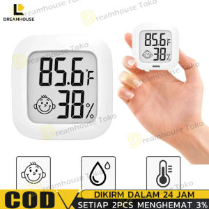 Alat Pengukur Suhu Kelembapan Ruangan Mini Digital i LCD Digital Thermometer Hygrometer Indoor Electronic Temperature Hygrometer Sensor Meter