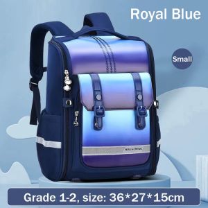 NEW British Style School Bags for kids Boys And Girls Waterproof Big Capacity PU Backpack Primary school Students  luggage bag Grade 1-3-6