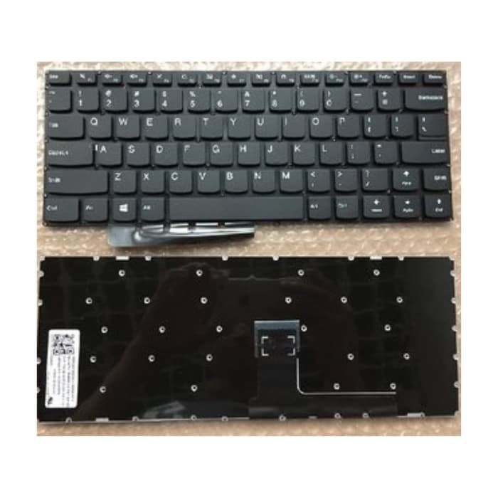 Tastiera Spagnola (Latin American) Per Lenovo V110-14ast, V110-14iap, Nera, Nuova, Senza Retroilluminazione