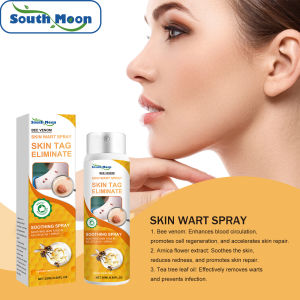 South Moon Skin Wart Spray Bee Poison Wart Spray Gently Cleans Skin Repairs Skin And Smoothing Skin Wart Spray Wart Removal Spray Wart Removal Soothing Spray (20ml)