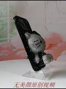 Sanrio Jewelled Original Hello  Y2K Rhinestone Mobile Phone Shell for iPhone 15 Pro Max 14 plus 13  12 11