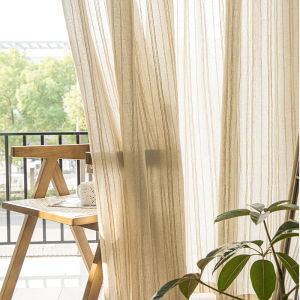 Sheer Window Curtain Panel gauze texture stated in source softens window coverage with the stated sheer panel for living room bedroom balcony or tea room family home use window curtain