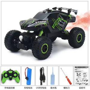 Remote Control Cars RC Vehicles Glowing Spray RC Off-Road Racer Monster Truck For Kids Toy For Boy