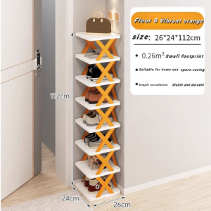 Sturdy multilayer foldable shoe rack for home storage Storage space Save shoes and sneaker containers
