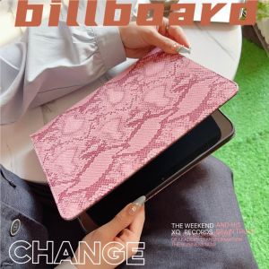 Snake Skin Texture Case for iPad Mini 6-7/iPad 5-10th Gen Air 4-7 Pro 8.3/10.9/10.5/9.7/11/12.9/13in(2018-2025)A16 Leather Cover2026