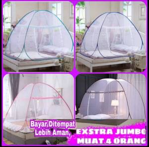 KELAMBU TENDA LIPAT 200X200 DEWASA SELAMBU KELAMBU ANTI NYAMUK