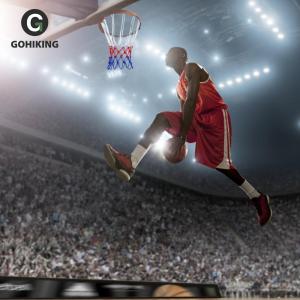 【New Arrival】 Heavy-Duty Outdoor Basketball Hoop with Tri-Color Net Designed for Long-Lasting Performance