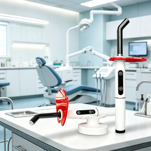 Wireless Rechargeable Dental LED Curing Light 1s Fast Cure 2200mW/cm² High Power Orthodontic Composite Resin Photopolymerizer Equipment For Dental Clinic