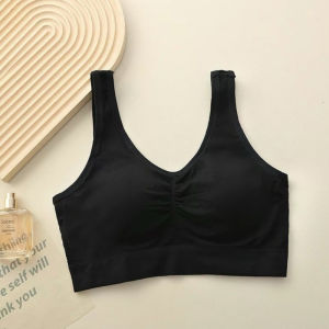 สปอร์ตบราผ้าทอ ฟองน้ำเย็บติด XL-2XL