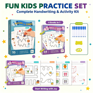 Kids Wipe‑off Maze Puzzle Card Set 80 Levels Progressive Difficulty Focus & Logical Thinking Early Education Toy for Preschool Children