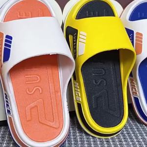 Trendy Slip-On Sandals For Summer Suitable For Outdoor Sports Indoor Home Use Bathroom Non-Slip Personalized CoupleS Slippers For Men