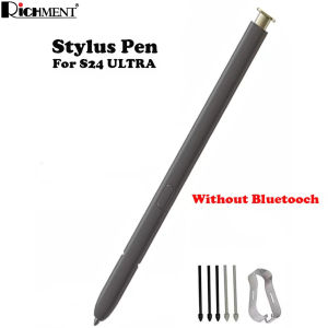 RICHMENT Stylus Pen Replacement for Samsung Galaxy S24 Ultra S23 Ultra S22 Ultra S Pen Touch Pen with 4096 Levels Pressure Sensitivity S Pen (No-Bluetooth) + Replacement Tips/Nibs