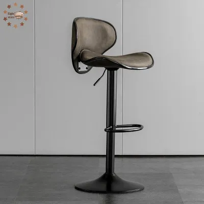 Bar chair light luxury high-end r light luxury home use adjustable backrest bar chair front desk chair