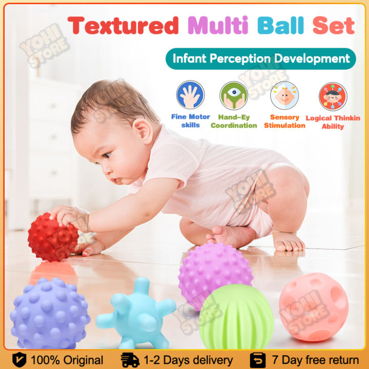 YOHI Baby touch hand grab ball children bath play water squeeze ball